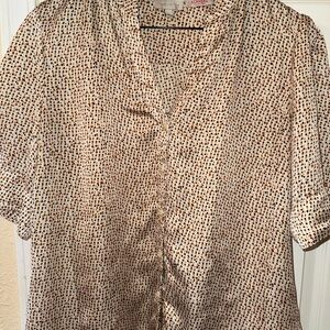 The Limited Beige Spotted Blouse from the Scandal Collection